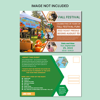 FESTIVAL POST CARD 3d branding festivals card graphic design invition card logo party template post card