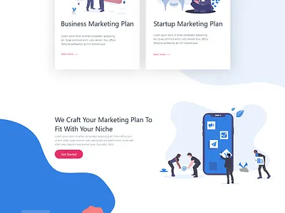 marketing services webiste branding design ui ux