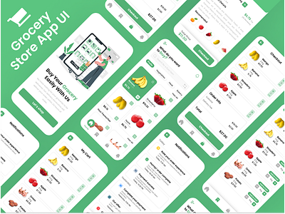 Grocery Store App UI grocery store ui ui kit ui ux ux