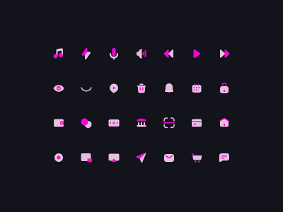 Universal Icon Set app dark mode design figma icon icon set illustration mobile ui ux