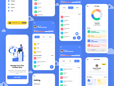 Personal Drive App Ui drive storage ui kit ui ux