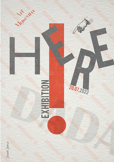 Dada poster beginner dada dadaism design graphic design junior poster typography