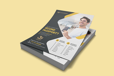 Flyer Design for a Immigration Consultant design flyer graphic design