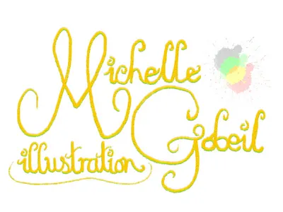 Michelle Gobeil - Fake Clients brief author branding children fakeclients handwritten illustration logo name