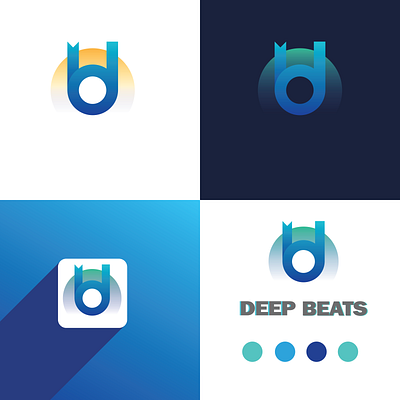 Deep Beats design graphic design illustration logo ui