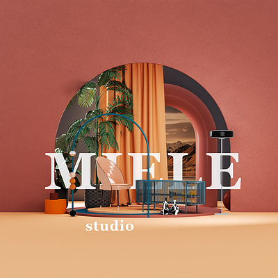 3d image for studio design