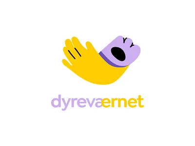 Dyreværnet logo sketch animal branding design graphic design icon illustration logo shelter volunteer
