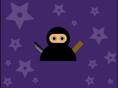 The Assassin Ninja!! adobe illustrator assassin ninja branding curvature tool graphic design illustration logo product design ui ux