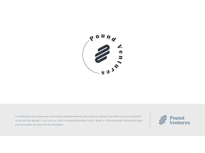 Pound Ventures | Minimalist logo brand branding creative logo design emblem flat icon logo logo logodesign logograph logotype minimal modernism pd logo pound logo symbol trademark typeface ventures logo wordmark