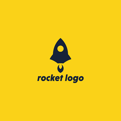 Rocket Logo Design abstract logo branding design flat icon graphic design icon logo logo design rocket rocket logo vector