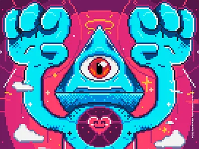 The Void👾 art color cool creative design illustration inspired pixel