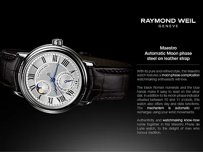 Raymond Weil - Display Advertisement branding graphic design