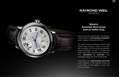 Raymond Weil - Display Advertisement branding graphic design