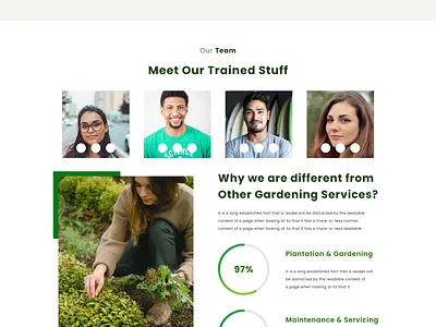 Gardening service website farid al nahiyan gardening service website nature web prince al nahiyan ui ux website website design