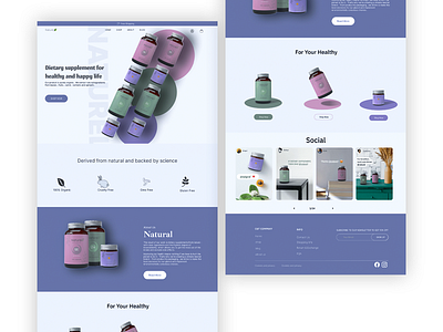 Modern MEDICINE Website Design by XLENT ✨ graphic design medicine landing page medicine website design ui ux website uiux