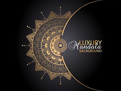 Luxury Mandala Background Design arabesque background graphic design luxury mandala mandala background mandala design mandala illustration mandala indian mandala pattern ornament decorative background ornament mandala ornament pattern tribal art tribal background