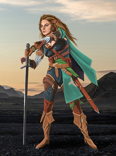 Adventurer art character characterdesign concept digitalart digitalpainting dnd fantasy illustration rpg