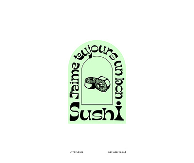 j'aime toujours design illustration logo