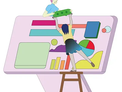 WORK AS A TEAM branding design graphic design illustration logo typography vector