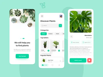 Planty Shop App app app concept app design concept design plant shopping app product design ui ui design uiux user interface user interface design ux