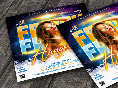 Night Club Flyer 3d animation branding graphic design logo motion graphics ui