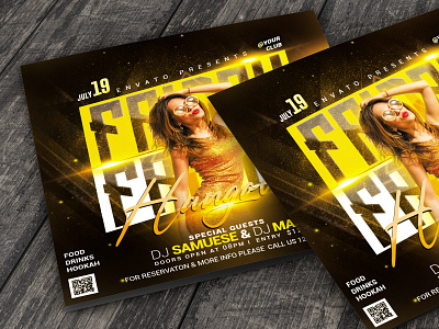 Night Club Flyer 3d animation branding graphic design logo motion graphics