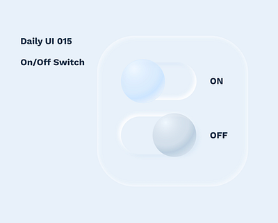 Daily UI 015 - On/Off Switch dailyui design ui uidesign userexperience userinterface userinterfacedesign ux uxdesign