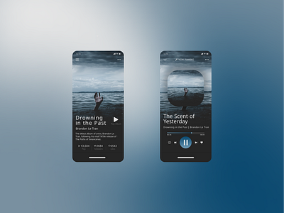 Daily UI #009 - Music Player dailyui design landingpage ui