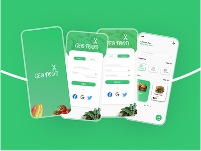 Restaurant UI design restauramt ui kit ui ux