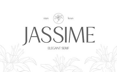 Jassime - Elegant Serif branding classy font display font elegant font fonts logo luxury font modern font serif unique font