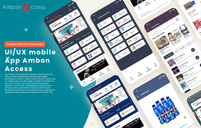 Ambon Access App app branding design graphic design illustration logo typography ui ux