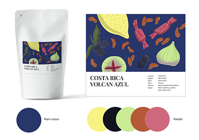 Package label design for coffee roasters branding design graphic design illustration package