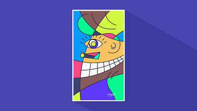 Mustache Man - Digital Art art art work design digital illustration man mustache painting vector