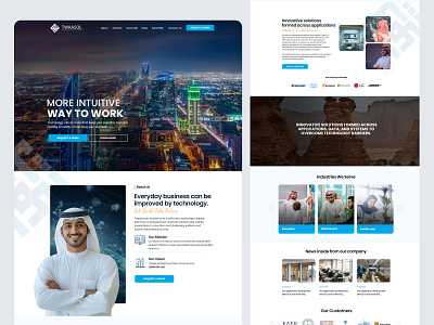 Twaasol Website Redesign ui website