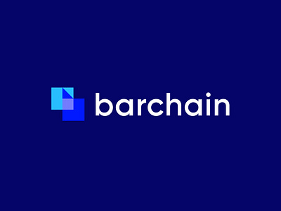 barchain - blockchain logo design blockchain blockpro branding crypto icon letterb lettering logo logo design logo icon monogram nft saas tech technology vector