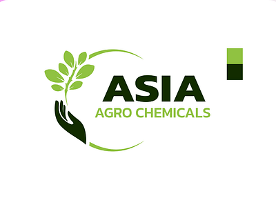 Asia Agro Chemicals logo design branding design graphic design icon illustration logo minimal ui ux vector