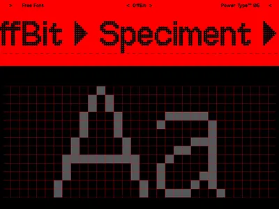 OffBit Speciment - Power Type™ 05 branding design font fonts free font freebies graphic design grotesk illustration logo type type design typeface typography ui