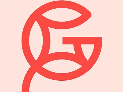 Glamera arabic branding g graphic design icon letter logo