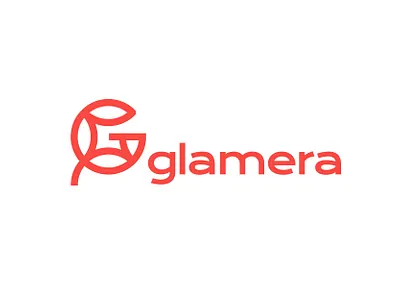 Glamera arabic brand branding graphic design icon letter logo