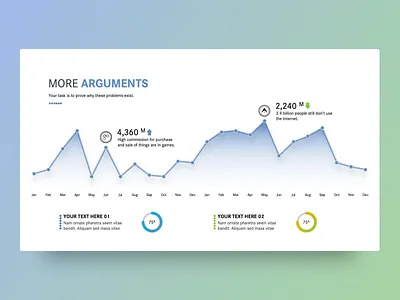 More Arguments arguments business chart creative design graphic design ico illustration infographic powerpoint powerpoint template presentation