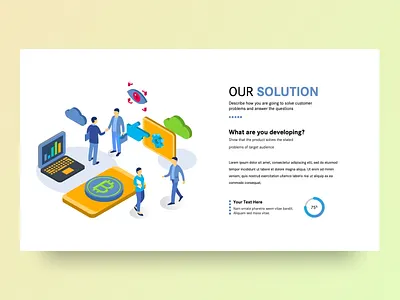 Our Solution business business plan creative design graphic design ico illustration infographic powerpoint powerpoint template presentation solutions