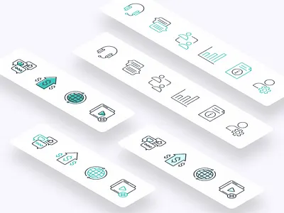Marketing materials icons icon icon design icon sets iconography
