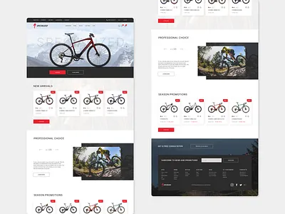 Web design for e - commerce design figma site ui ux web