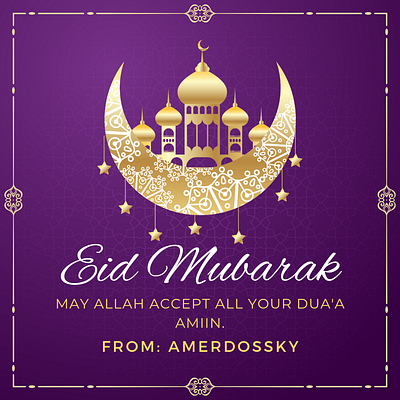 Eid Mubarak Post branding graphic design