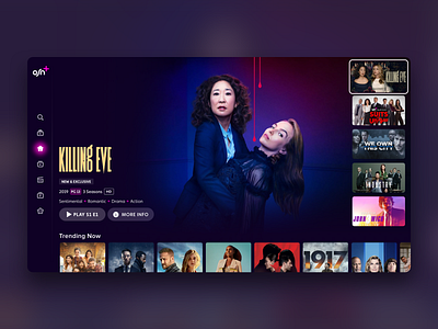 OSN+ Smart TV Streaming App app design hbomax netflix osn prime video smart tv app stream streaming tv app tv application ui ui design ux