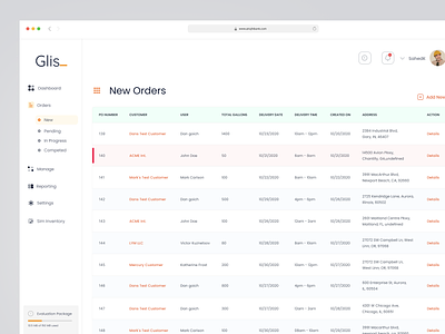 Order Management Flow Dashboard admin dashboard admin dashborad crm delivery dashboard fuel delivery fuel delivery webapp landing page minimal design order dashboard order details dashboard order flow order management order webapp order webflow popular design product management