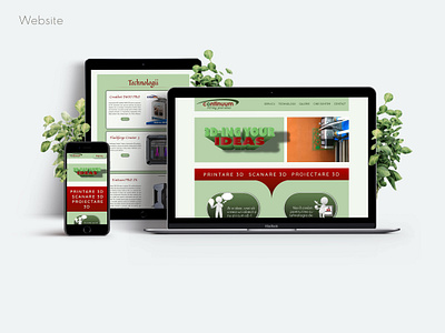 Project - 3D Printing Startup branding design graphic design logo web design