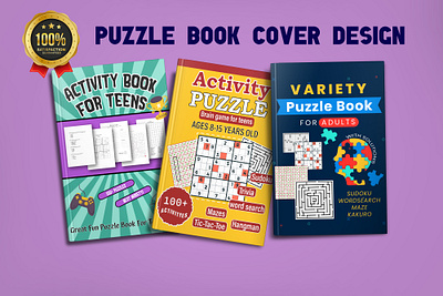 Kdp Puzzle Book Cover Design amazon kindle book cover book cover design book design cover design ebook high content kdp kdp paperback puzzle book