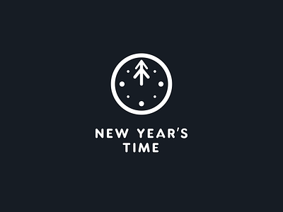 New Years Time christmas christmas-tree clock fir fir-tree new year snow winter
