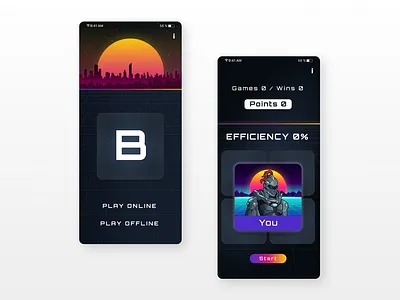 Blint | Design of a mobile app game app app design app designer design figma game game design game designer mobile mobile app mobile app designer mobile design mobile designer mobile game design ui ui design ui designer ux ux design ux designer